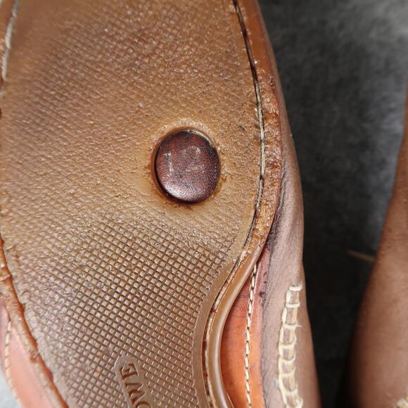 Ryan Rowe Shoes Mens 12 Casual Sneakers Leather Lace Up Brown Round Toe Flat - Picture 12 of 13